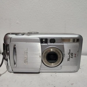 Vintage Canon Powershot S45 4.0MP Digital Compact Camera Silver - Working - Picture 1 of 5