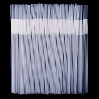 300 Pcs Clear Flexible Plastic Straws, BPA-Free Disposable Bendy Straws, 10.2... Foto 1 de 4
