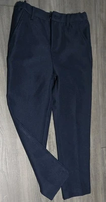 H & M Kids Adjustable Waist Suit Pants - Navy Blue Size 5-6 Years - Image 1 of 4