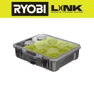 LINK 10-Fach Modularer Kleinteile Organizer Werkzeugkoffer - Bild 1 von 12