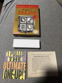 Legend Of Zelda CLASSIC (Nintendo NES) Box & Inserts (no Game)