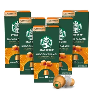 Starbucks by Nespresso Linea Originale Caffè Liscio Caramello, Espresso 50 pezzi - Foto 1 di 3
