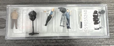 Preiser HO Scale #10062 Film & Television Crew HOn3, HOn30, HOn2 - Image 1 of 4