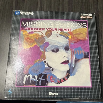 Missing Persons Surrender Your Heart 8" Laserdisc 1984 Rare - image 1 of 4