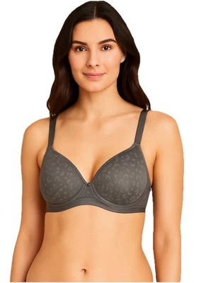 Sujetador Soma Ligero Corte Flocado Animal Demi Talla 32C Con Aros Esencial Todos los Días Foto 1 de 4