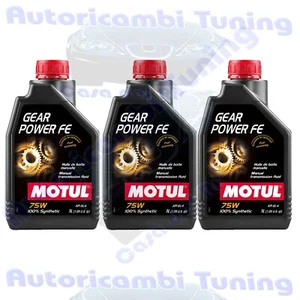 Olio Cambio MOTUL GEAR POWER FE 75W API GL4 SINTETICO CAMBI TRASMISSIONI 3 Litri - Foto 1 di 6