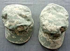 GORRA DE PATRULLA USADA 2 QTY ACU UCP TALLA 7 UNIFORME MILITAR AUTORIZADO SOMBRERO - Imagen 1 de 12