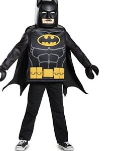 LEGO Batman Movie BATMAN Tunic & Mask Costume - Boys Medium (7/8) Dress Up Fun!