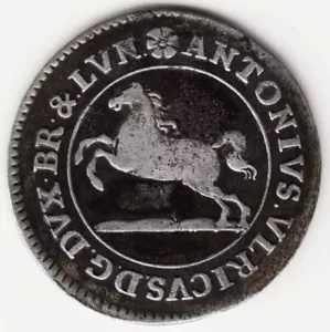 1705 ESTADOS ALEMANES KM660 Brunswick-Wolfenbüttel 1/12 THALER HCH aXF MONEDA DE PLATA - Imagen 1 de 2