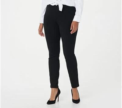 NYDJ Ponte Leggings-Black-Black-24W-NEW-A390872 - Image 1 of 2