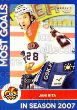 2013-14 Finnish Cardset Most Goals #7 Jani Rita