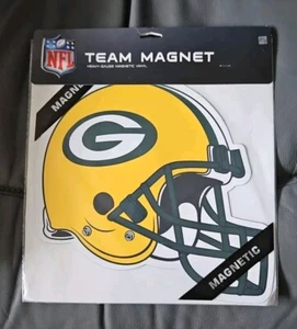Green Bay Packers Vinyl Team Magnet Helmet Decal Football Car Truck 12 Inch NEW - Picture 1 of 2