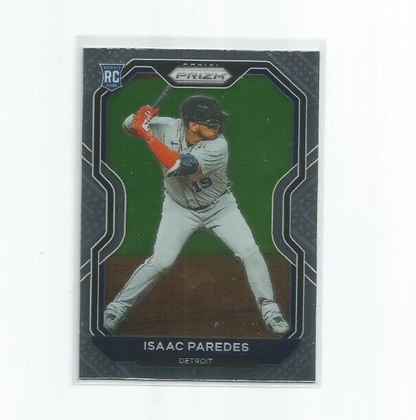 ISAAC PAREDES (Detroit) 2021 PANINI PRIZM ROOKIE CARD #43 - Image 1 of 1