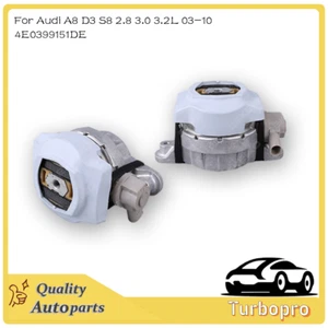 2 pcs Left and Right Transmission Mounts For Audi A8 D3 S8 2.8 3.0 3.2L 03-10 - Foto 1 di 5