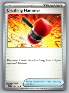 Crushing Hammer 168/198 Scarlet & Violet Common Pokémon TCG 2023 - Picture 1 of 2