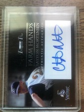 2007 TRISTAR Prospects Plus Farm Hands Autographs #CM Clayton Mortensen Auto