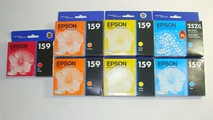 Neu Epson 159 Ultra Chrome Patronen Menge 7 1 Rot 2 Gelb 2 Orange 2 Cyon - Bild 1 von 2