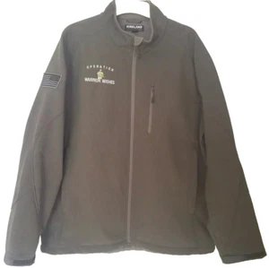 Kirkland Waterproof Full Zip Army Green Softshell Jacket Men's Size XXL - Picture 1 of 8