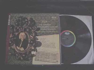 BACH: Brandenburg Concerti Menuhin Bath Fest. Orch. Stereo SGBR 7217 EX+ - Picture 1 of 4