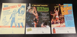 3 1978-81 Topps wax case poster/flyer inserts/order forms 1978/9 1979/80 1981/82 - Picture 1 of 4