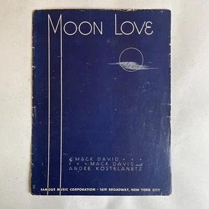 1939 Spartiti Vintage Moon Love Mack Davis & Andre Kostelanetz - Foto 1 di 4