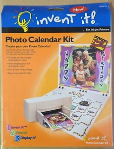 invent it! Photo Calendar Kit - NEW - Picture 1 of 2