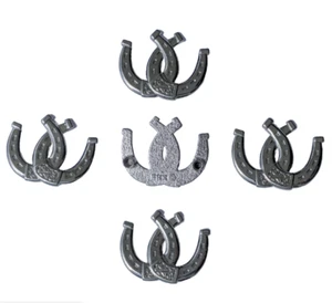 Concho -Double Horseshoe Screwback Conchos 1-3/8" (6 pack) - Picture 1 of 2