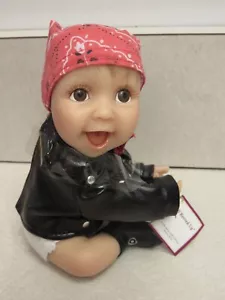 Ashton Drake Dolls "All Revved Up" from the Biker Babies Doll Collection - Picture 1 of 15