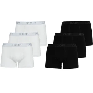 3 Pack JOOP Herren Trunks Boxershorts Weiß Schwarz S M L XL XXL stretch - Picture 1 of 12