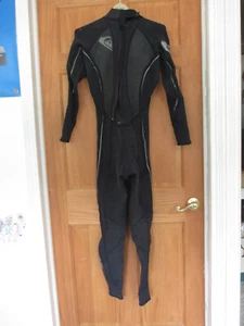 Quicksilver Syncro Full Wetsuit  3:2 mm Black Surf Swim Surf Dive Neoprene LS/26 - Picture 1 of 8