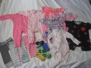 Bonds Baby Girl Newborn Bundle Clothes Wondersuits Socks Pants 0000 000 - Picture 1 of 9