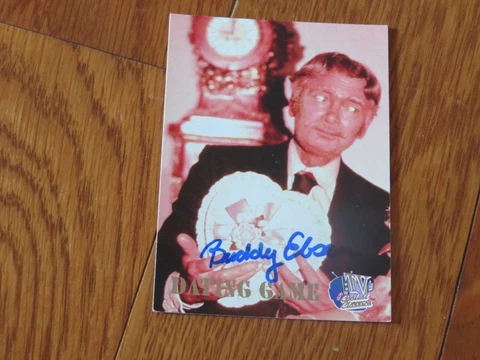 Buddy Ebsen Autographed Hand Signed Beverly Hillbillies Card Jed Clampett Cover