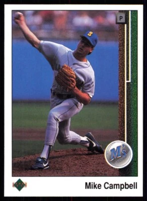 1989 Upper Deck Mike Campbell Seattle Mariners #337 - Image 1 of 2