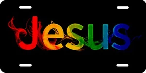Jesus, Christian, Religious License Plate New Car Tag Metal Aluminum, USA - Bild 1 von 1