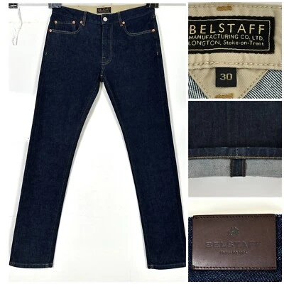 Pantalones de mezclilla Belstaff Longton ajustados para hombre 30x32 azul raros Foto 1 de 4