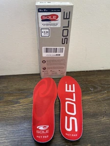 Sole Active Medium With Met Pad Insoles Men Sz 5 Women Sz 7 New Open Box Size - Picture 1 of 10