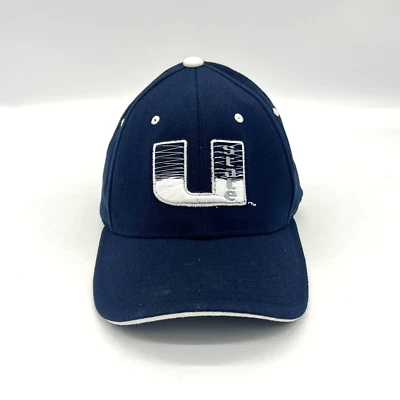 Zephyr NCAA Utah State Aggies Men Fitted Navy Embroidered Ball Cap Medium Large - Image 1 of 4