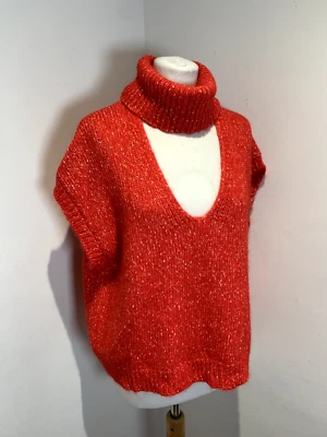 Essentiel Antwerp Sleeveless Knit Sweater Vest Size M VGC detachable neck - Image 1 of 4