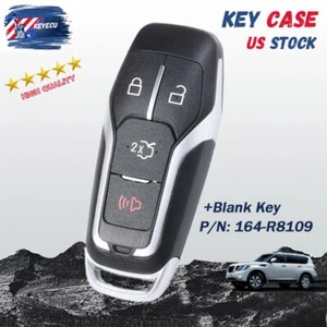 For 2015 2016 2017 Ford Edge Mustang Smart Key Fob Remote Case Shell 164-R8109 - Picture 1 of 5