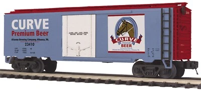 MTH Premier O Gauge 20-94468 Curve Beer Reefer Car  NEW - Image 1 of 4