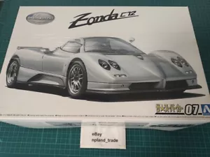 AOSHIMA 1/24 El Supercoche Nº7 PAGANI Zonda C12S 2000 Modelo Kit JAPÓN Nuevo Japón - Imagen 1 de 12