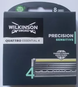 Wilkinson Sword Quattro Titanium Sensitive- | NEW Packaging Razor shaving - Picture 1 of 3