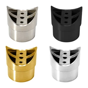 Conector perpendicular de acero inoxidable grado 316 para poste de tubería de 1-1/2" (38,1 mm) - Imagen 1 de 10