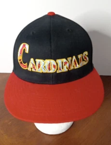 Flexfit Cardinals Cap Adult 210 Fitted 6 7/8-7 1/4 black red by Lids - Picture 1 of 8