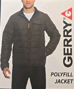 *NWT* Gerry Men's Polyfill Full Zip Winter Coat Jacket (Slate,LARGE) - Picture 1 of 1