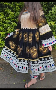 afghan kuchi dress, Afghan Dress, Traditional ethnic handmade dress - Picture 1 of 3