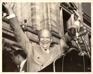 Original Eisenhower Campaign Photo St. Paul Minnesota 1952 by Walt Peters - Picture 1 of 2