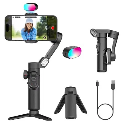 AOCHUAN Smart XE AI-Magnetic Fill Light 3-Axis Gimbal Stabilizer for Smartphone - Image 1 of 4