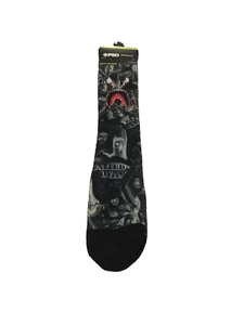 PSD WF INVERTED BENJI Cushion 1 Pair Crew Socks Men's Shoe Size 6-12.5 NWT - Picture 1 of 4