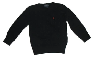 POLO Ralph Lauren, Boys, Size 5, Navy Blue, Crewneck Knit Sweater, Pre-Loved - Picture 1 of 2